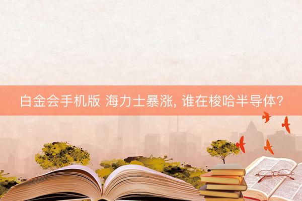 白金会手机版 海力士暴涨， 谁在梭哈半导体?